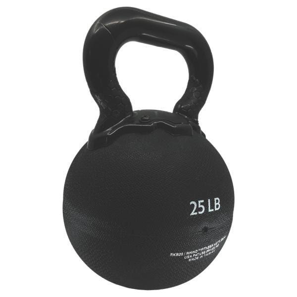Champion Sports 25 LB Rhino Rubber Kettle Bell RKB25