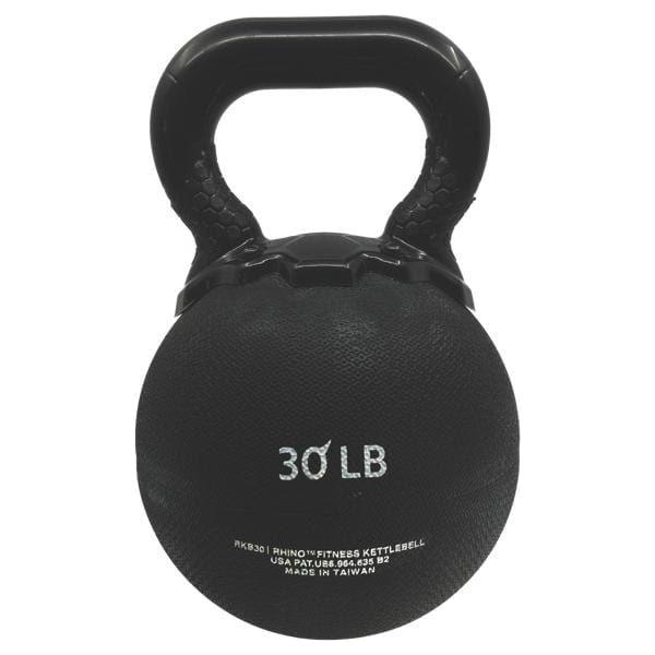Champion Sports 30 LB Rhino Rubber Kettle Bell RKB30