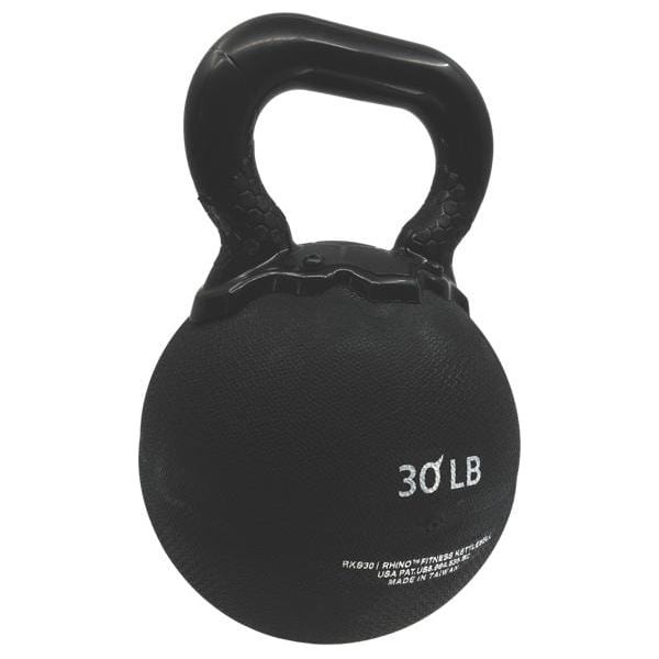 Champion Sports 30 LB Rhino Rubber Kettle Bell RKB30