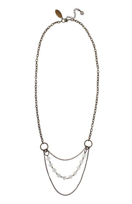 Chandelier Necklace 28" w/ 2.5" Extender