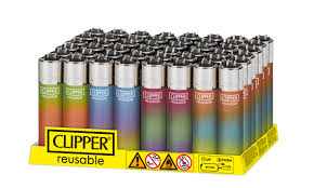 Clipper Lighters 48pcs - TRIPLE GRADIENT