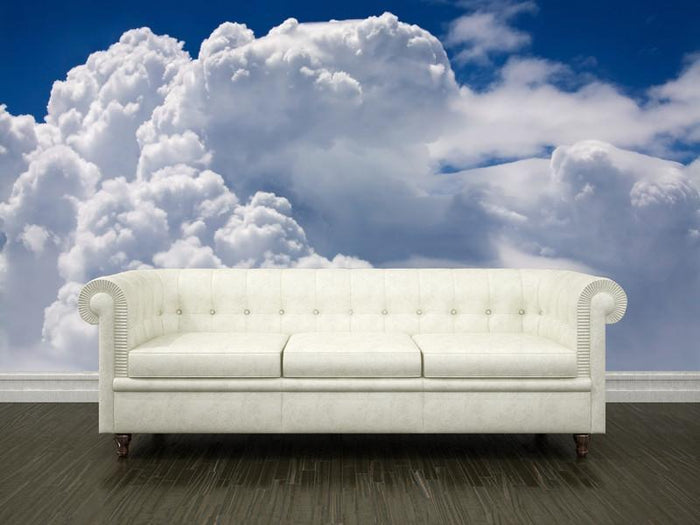 Clouds Wall Mural-Wall Mural-Eazywallz