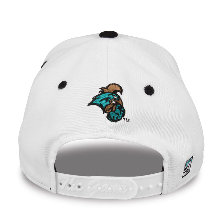 Coastal Carolina Chanticleers Bookstore Snapback - White, alternate view 1
