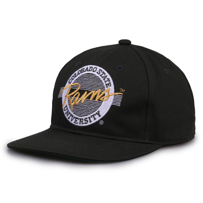 Colorado State Rams Retro Circle Snapback - Green, alternate view 1