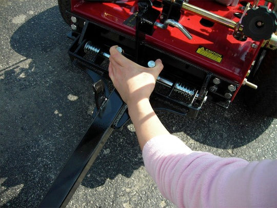 Commercial Lawn Mower Sulky MS2006N (1-Wheel Lift-And-Latch) Havener Enterprises Bradley Mower Sulky