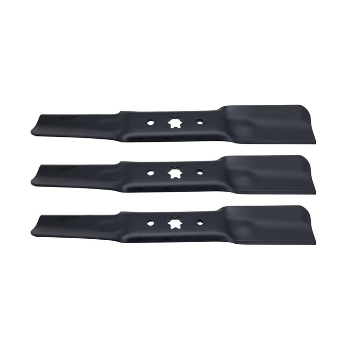 Cub Cadet 50" Blade Set 490-110-M155 For XT1-LT 50 (Star Center 17.27" Long)