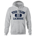 Custom Pill Lacrosse hoodie front view