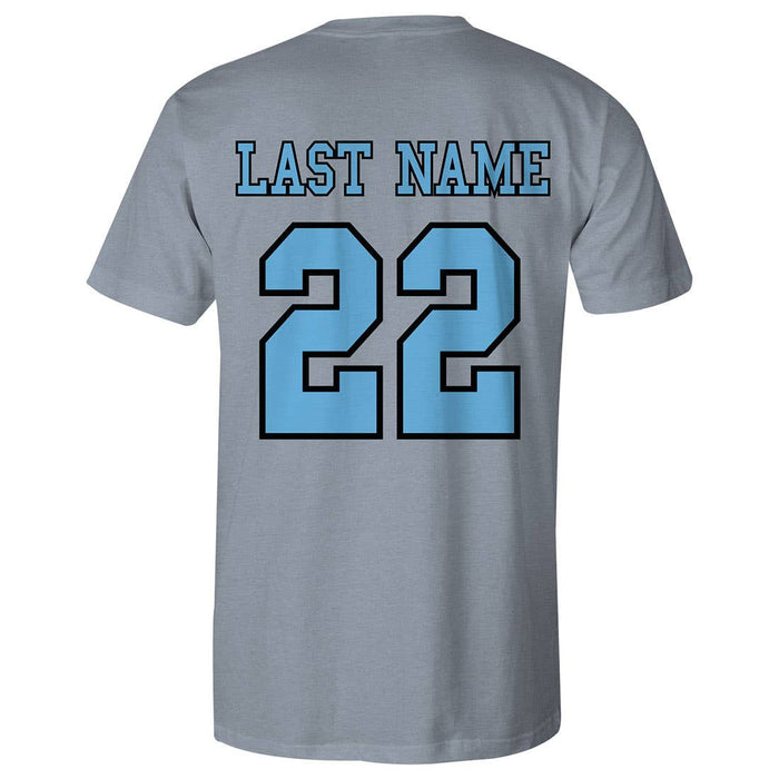 Custom Slash Lacrosse Tee - Grey
