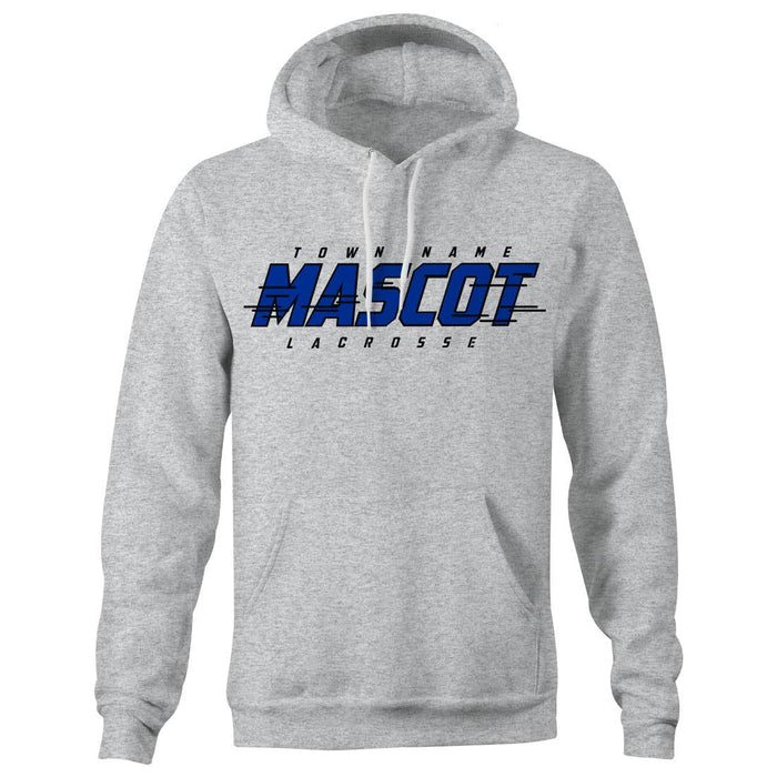 Custom Velocity Lacrosse Hoodie front view