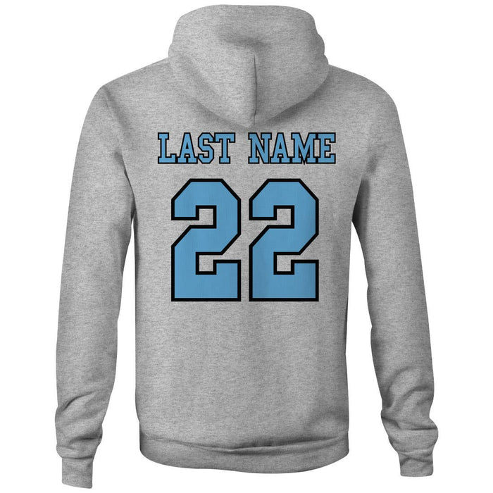 Custom Velocity Lacrosse Hoodie back view