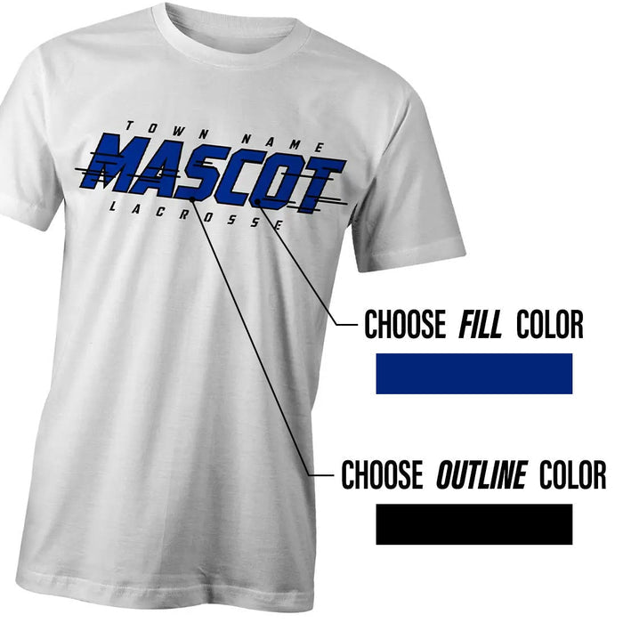 Custom Velocity Lacrosse Tee - White