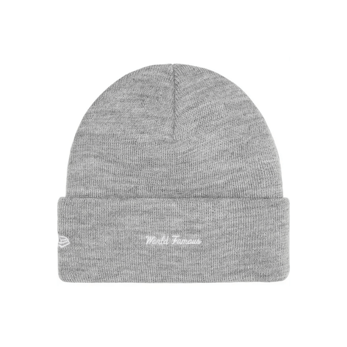 Czapka Supreme New Era Box Logo Beanie Heather Grey (FW25) SUPREME Czapki
