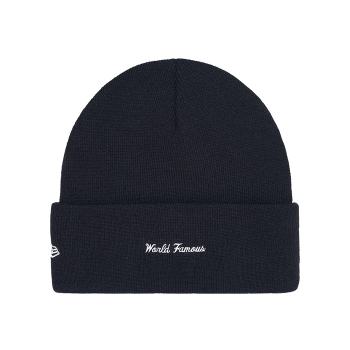 Czapka Supreme New Era Box Logo Beanie Navy (FW25) SUPREME Czapki