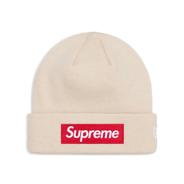 Czapka Supreme New Era Box Logo Beanie Stone SUPREME Czapki