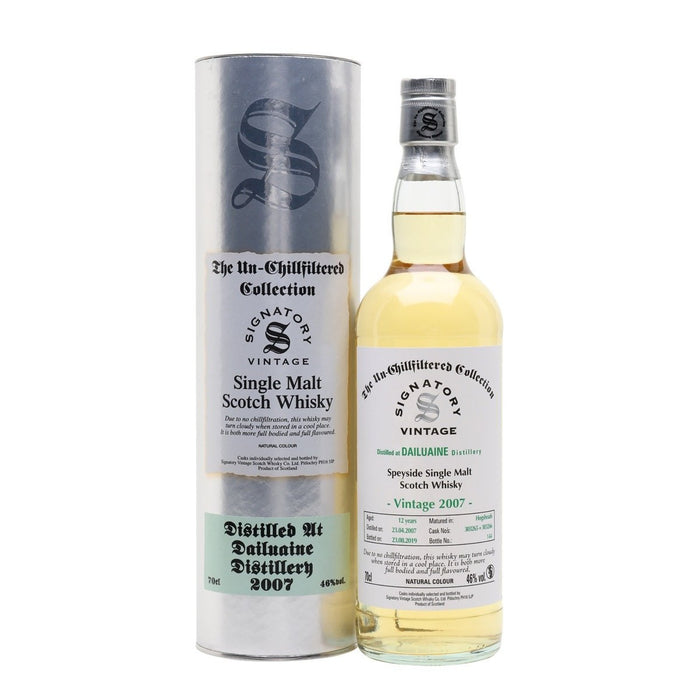 Dailuaine 12 yrs Unchillfiltered Signatory Single Malt Scotch Whisky | Free Shipping on orders $400+