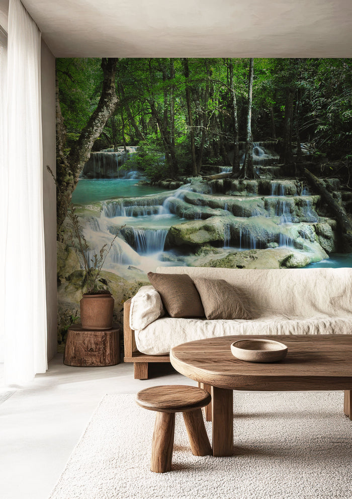 Deep Forest Waterfall