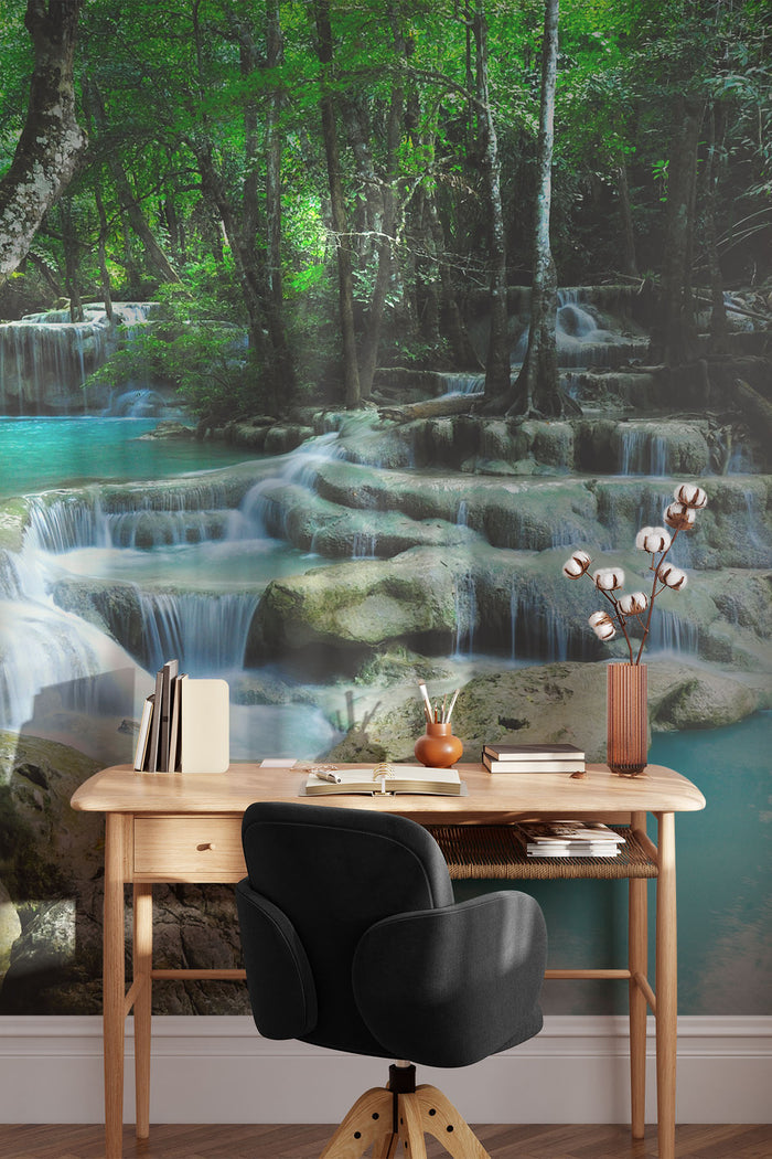 Deep Forest Waterfall