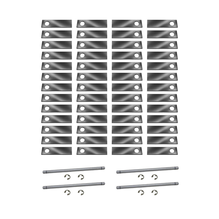 Dethatcher Blade and Shaft Set P/N 539005203 (For Bluebird, Husqvarna, RedMax & More)