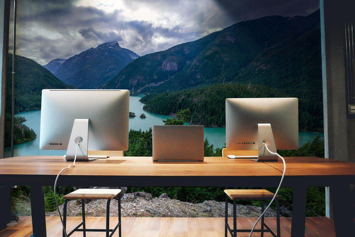 Diablo Lake Wall Mural-Wall Mural-Eazywallz