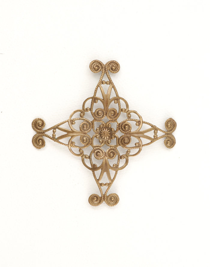 FL370 Filigree Cross Ornament