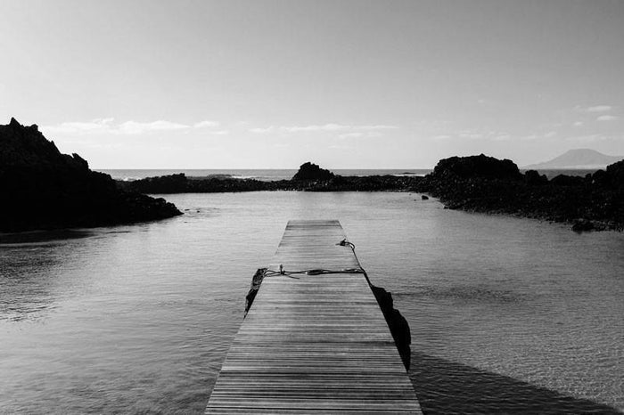 Dock on Lobos Island Wall Mural-Wall Mural-Eazywallz