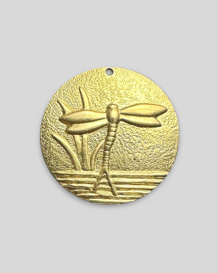 Dragonfly Coin, 27mm, (1pc)