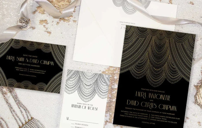 Drape Me in Pearls Invitation