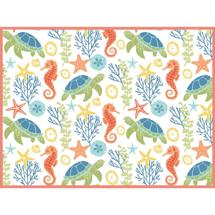 Drying Mat - Beach House Sea Turtle