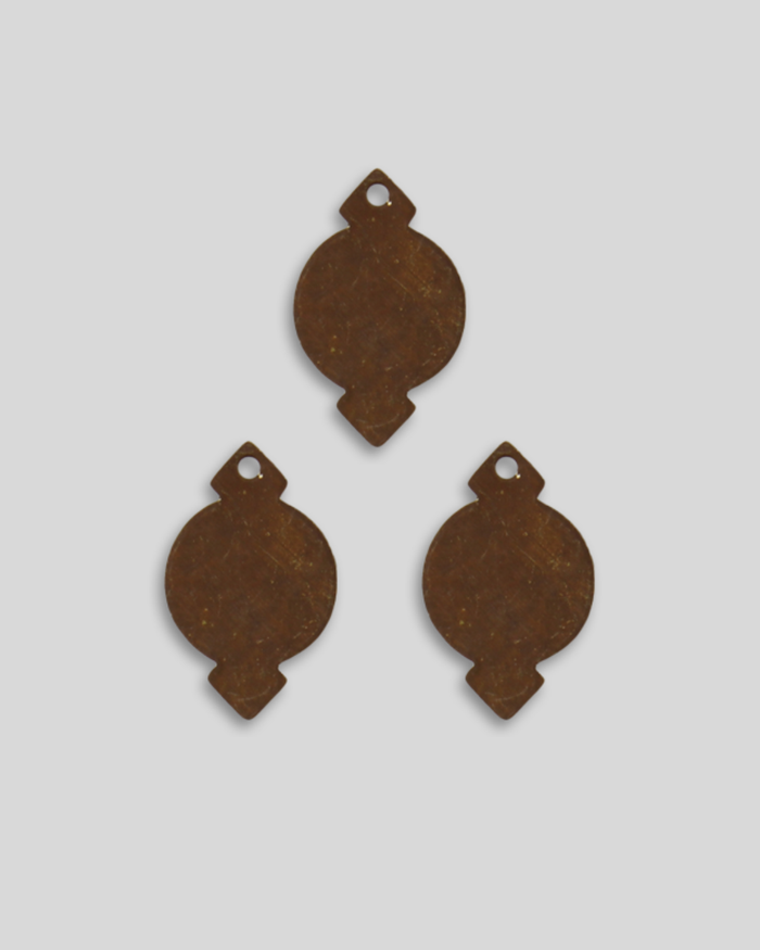 Eastern Motif Blank, 19x12mm, (3pcs)