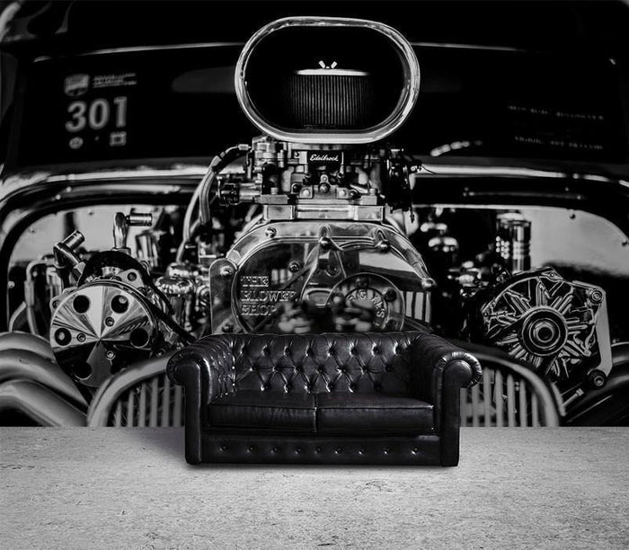 Engine Detail Wall Mural-Wall Mural-Eazywallz