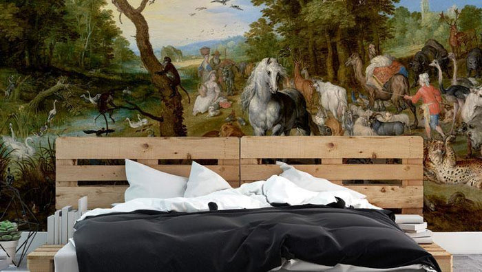 Entry of Animals into Noah's Arc-Wall Mural-Eazywallz