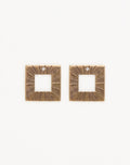 Etched Square, 18mm, (2pcs)