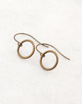 BVERG003 Bronze Circle Earrings