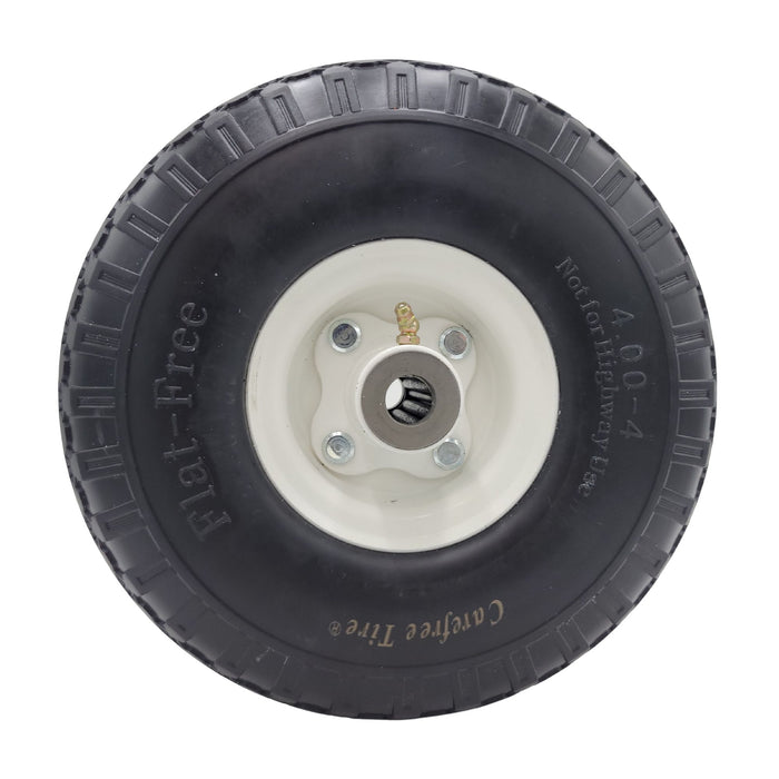 Exmark Sulky Wheel & Tire P/N 103-9591 Replacement (Flat-Free w/ Grease Fitting)