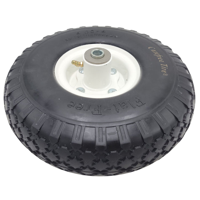 Exmark Sulky Wheel & Tire P/N 103-9591 Replacement (Flat-Free w/ Grease Fitting)