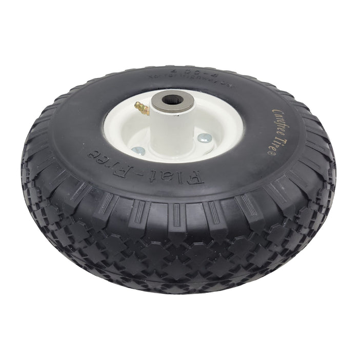 Exmark Sulky Wheel & Tire P/N 103-9591 Replacement (Flat-Free w/ Grease Fitting)