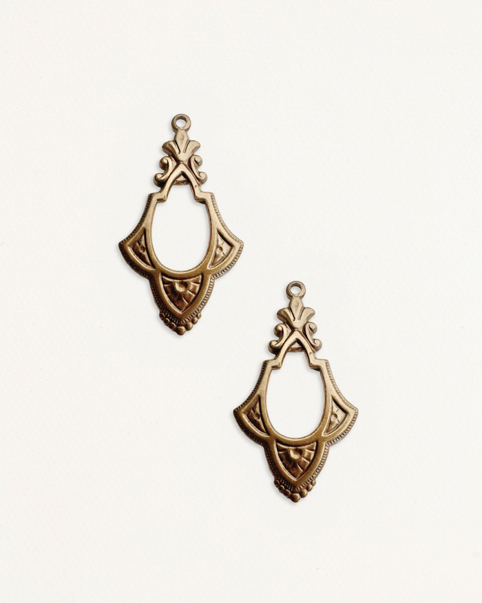 Fanned Frame, 37x22mm, (2pcs)