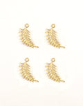 Fern Curving Left, 30x12mm, (4pcs)