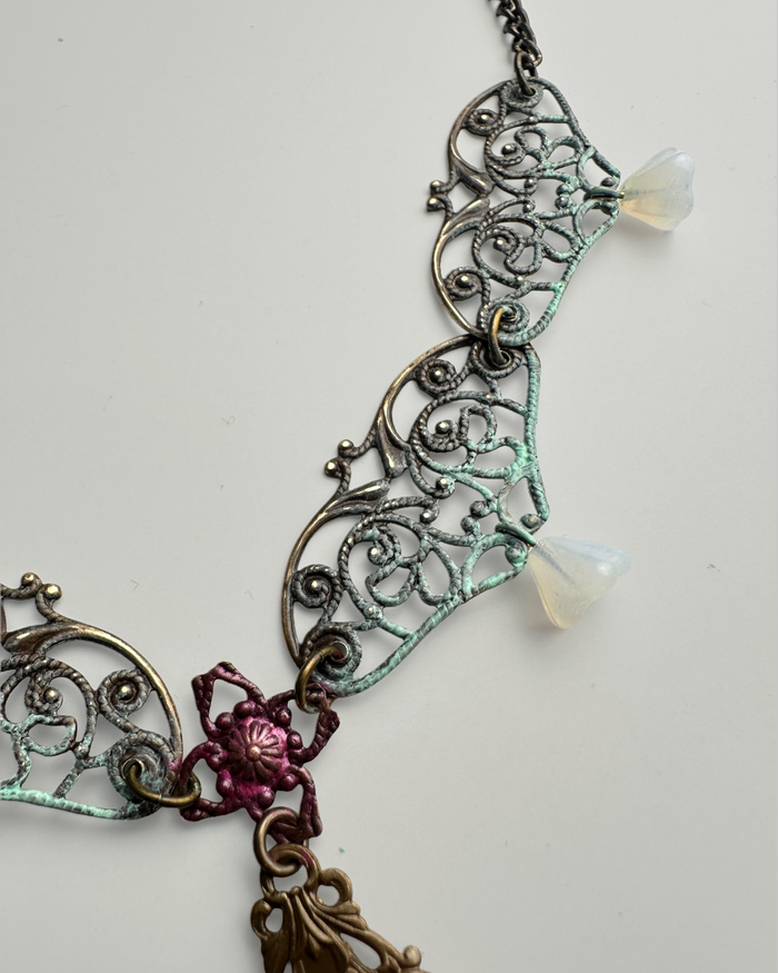 Filigree Cameo Necklace Complete Kit