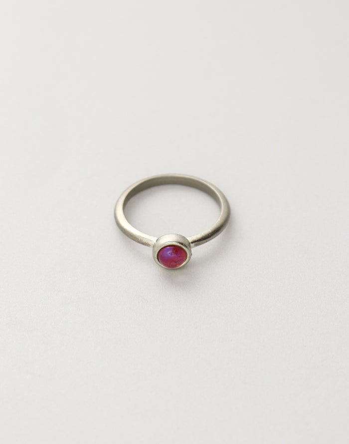 Fire opal Ring, size 8, (1pc)
