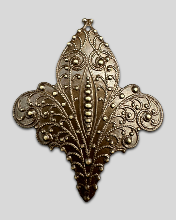 Fleur Pendant, 46x38mm (1pc)