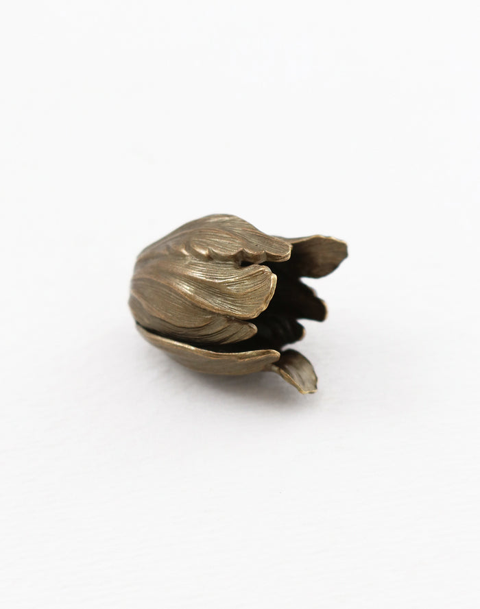 BC170 Bronze Flower Bead Cap