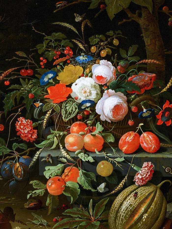 Flowers & Fruit Wall Mural-Wall Mural-Eazywallz