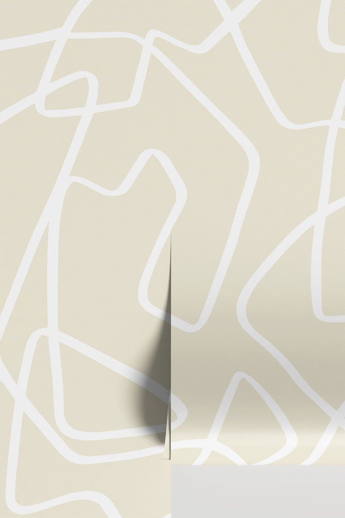 Flowform Abstract / Cream