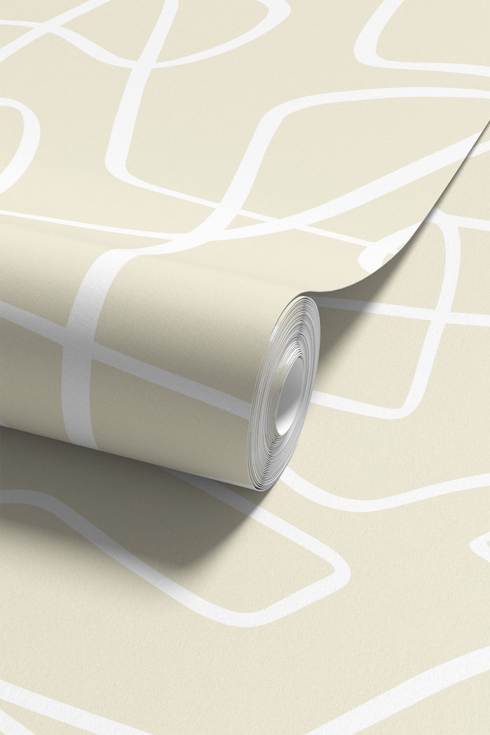 Flowform Abstract / Cream