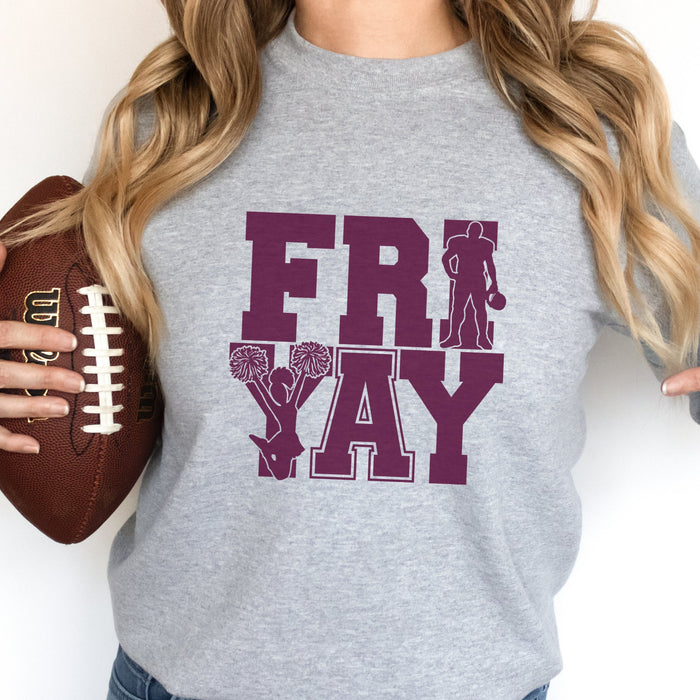 FRIYAY Football Crewneck Sweatshirt - Trendznmore