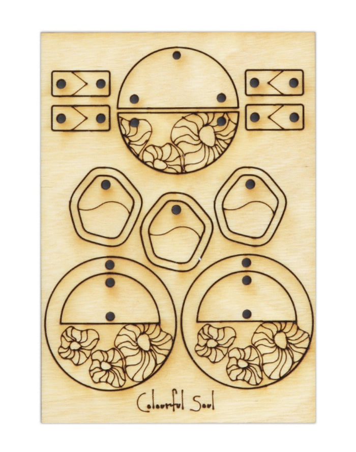 CSJHMB-006 Colorful Soul floral die cut design