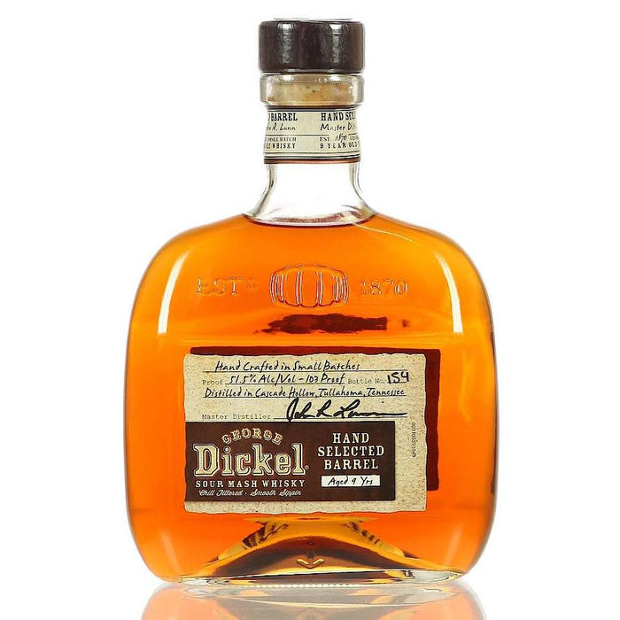George Dickel 9 Years Hand Selected Barrel Sour Mash Whisky | Free Shipping on orders $400+
