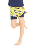 Girl's Athletic Shorts in Garden Poppy Yellow