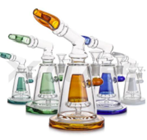 Glass Beaker Pipe 7" 14mm XYZ-313 (1ct)